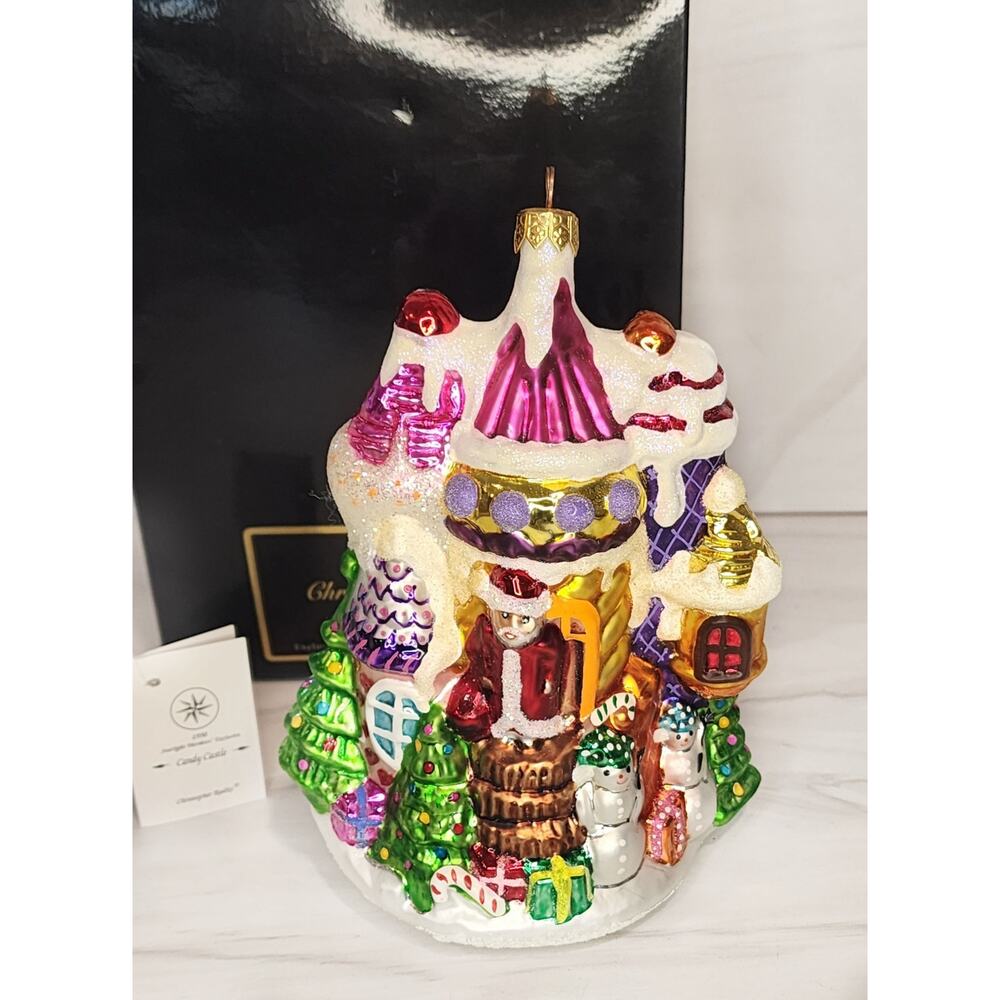 Retired, Vintage Christopher Radko "Candy Castle" Ornament 1998 #98-SP-36